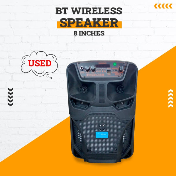 Used BT Wireless Speaker - 8 Inches