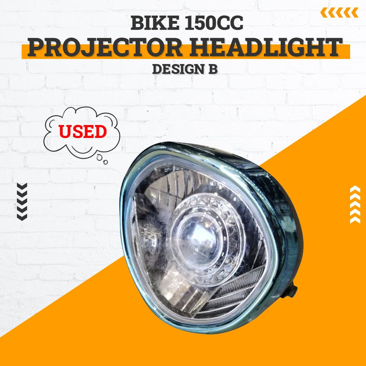 Used Bike 150cc Projector Headlight Design B