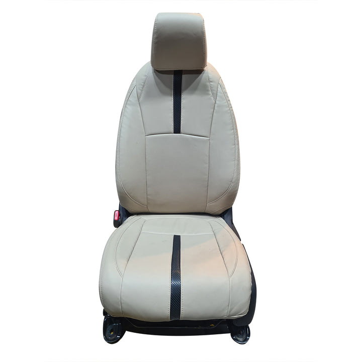Honda Civic Type R Beige Black Seat Covers - Model 2016-2021