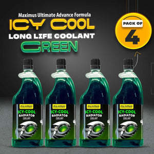 Maximus Ultimate Advance Formula ICY Cool Long Life Coolant Green - Pack of 4 25%