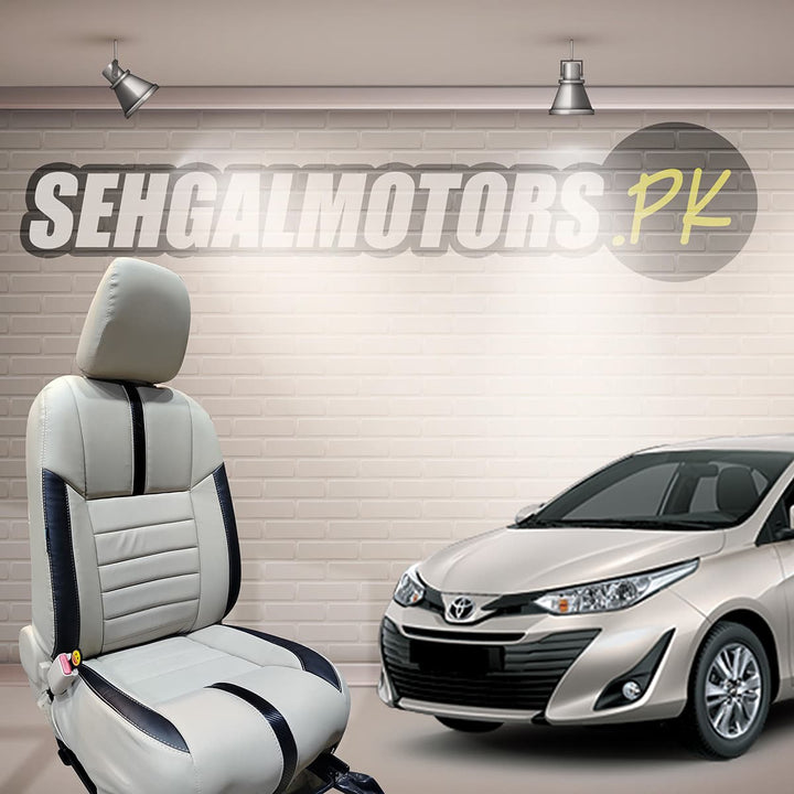 Toyota Yaris Type R Beige Black Seat Covers - Model 2020-2021