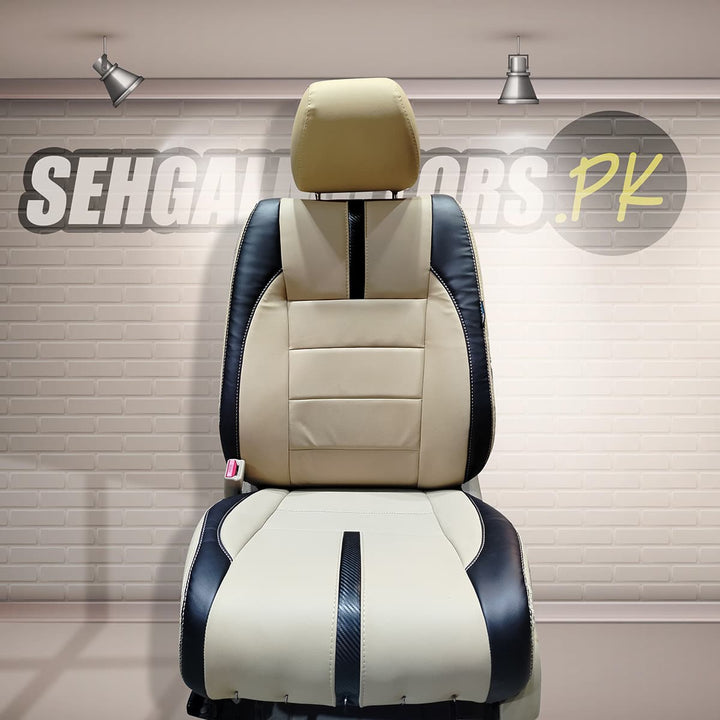 Honda Civic Type R Beige Black Seat Covers - Model 2006-2012