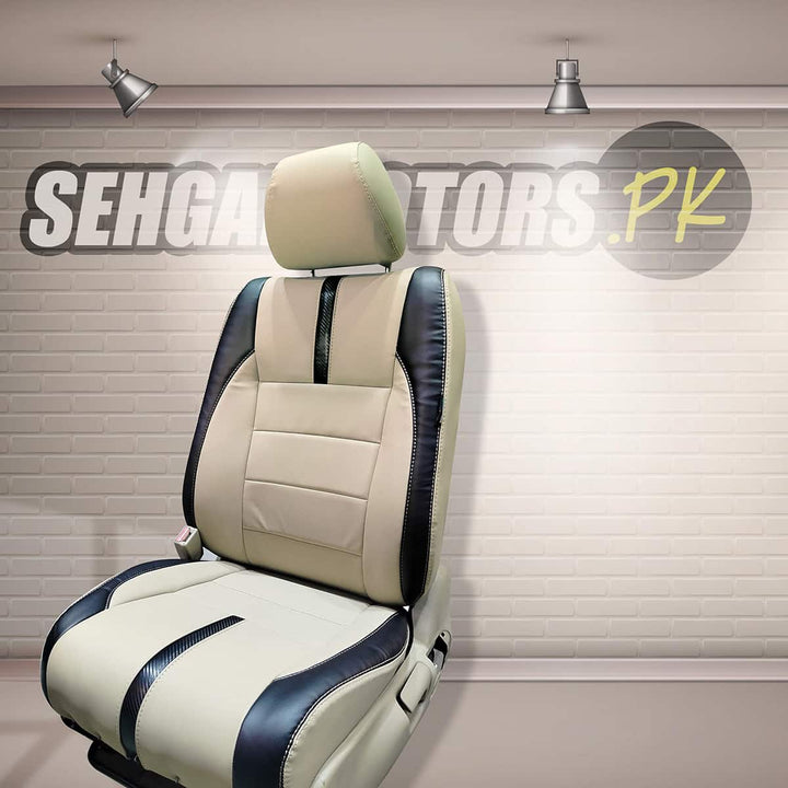 Honda Civic Type R Beige Black Seat Covers - Model 2006-2012