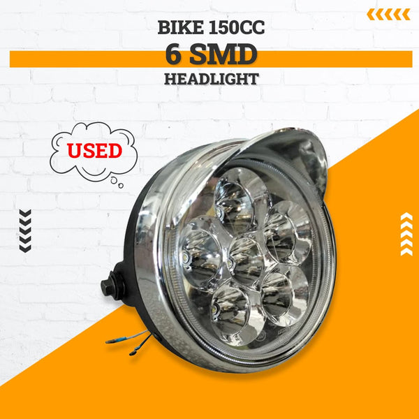 Used Bike 150cc 6 SMD Headlight