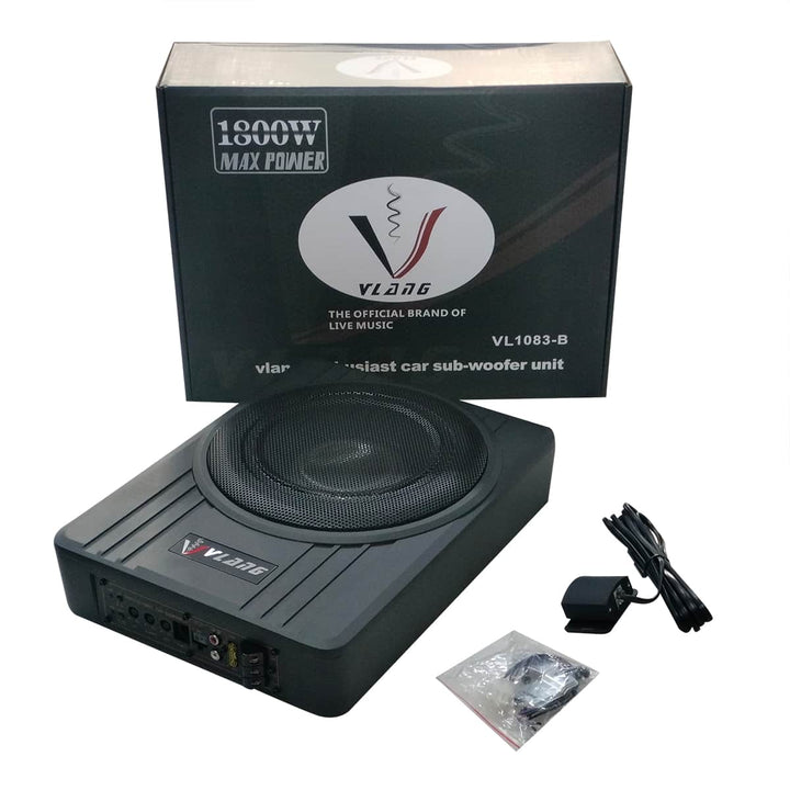 Vlang VL1083-B Underset Car Audio Subwoofer 8 Inches - 1800W