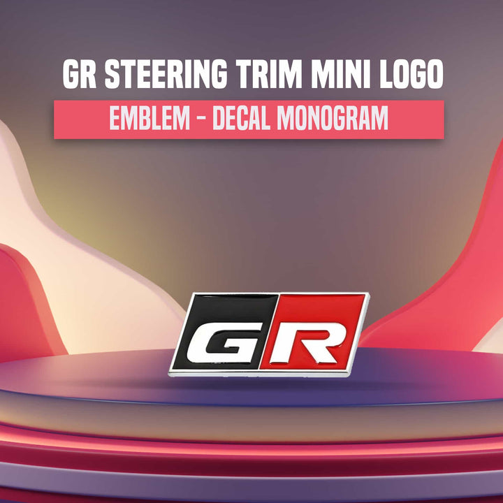 GR Steering Trim Mini Logo Emblem