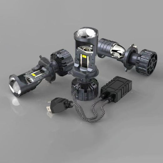 Maximus 70w LED SMD Projector Light Lens Tubes H4 - Pair