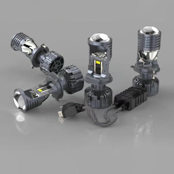 Maximus 70w LED SMD Projector Light Lens Tubes H4 - Pair