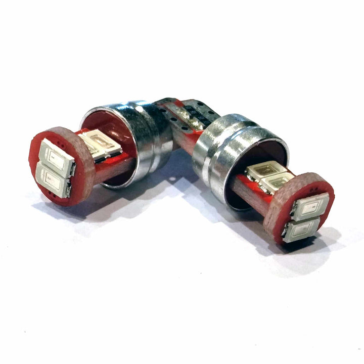 6 SMD Parking Light with Chrome Blue - Pair