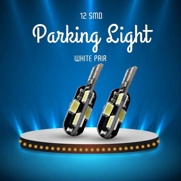 12 SMD Parking Light White Pair 