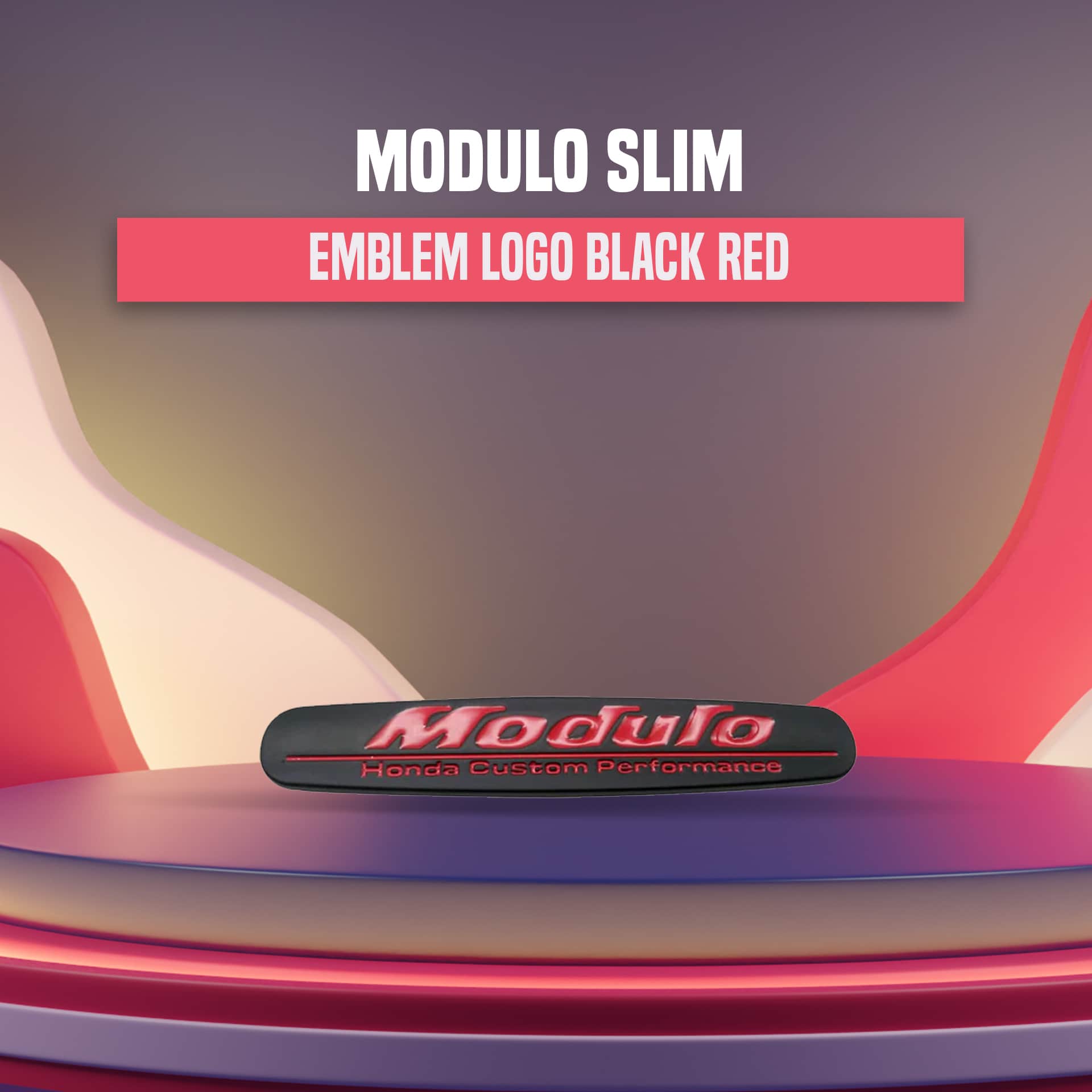 Buy Modulo Slim Emblem Logo Black Red Online In Pakistan