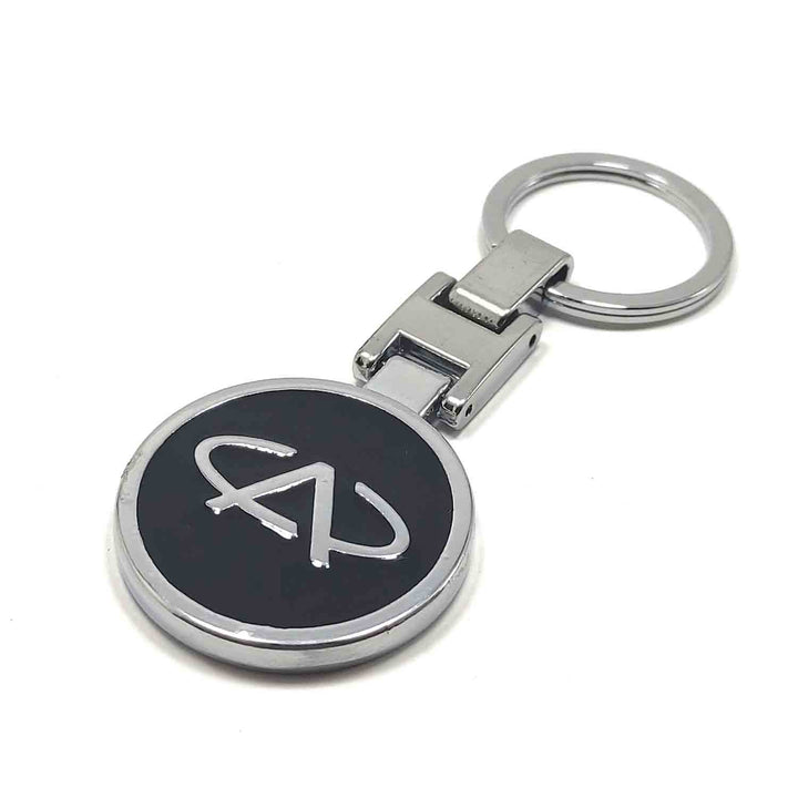 Chery Metal Logo Keychain Keyring - Black