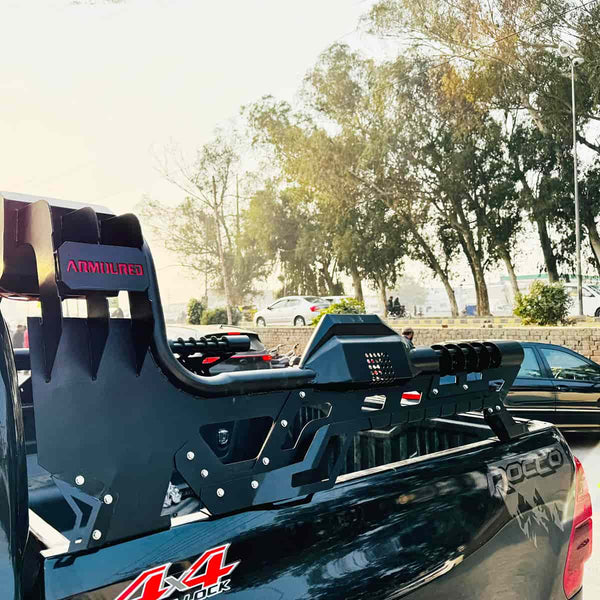 Toyota Hilux Revo/Rocco Machine Gun Style Bazooka Roll Bar 2016-2023