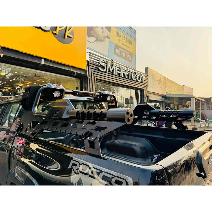 Toyota Hilux Revo/Rocco Machine Gun Style Bazooka Roll Bar 2016-2023