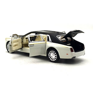 Rolls Royce Phantom Metal Die Cast Toy Car - Multi Colors | Model Diecast Cars with Sound/Light/Pull Back, 1:32