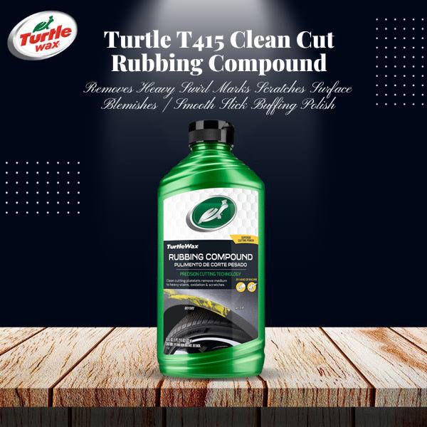 Turtle T415 Clean Cut Rubbing Compound -  532 ML