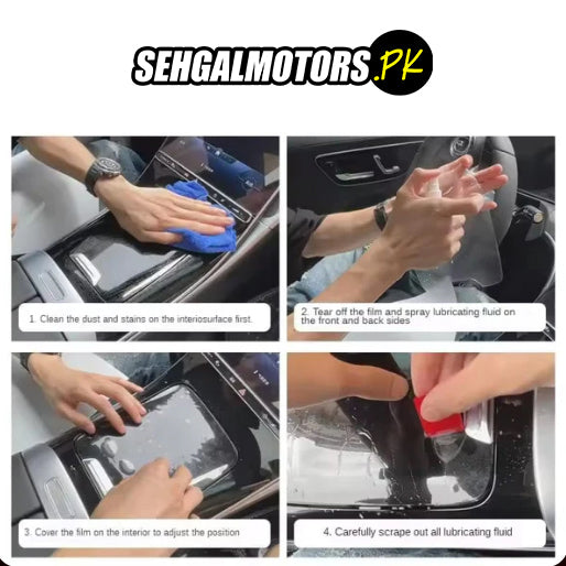 Hyundai Sonata N Line Interior PPF TPU Sheets