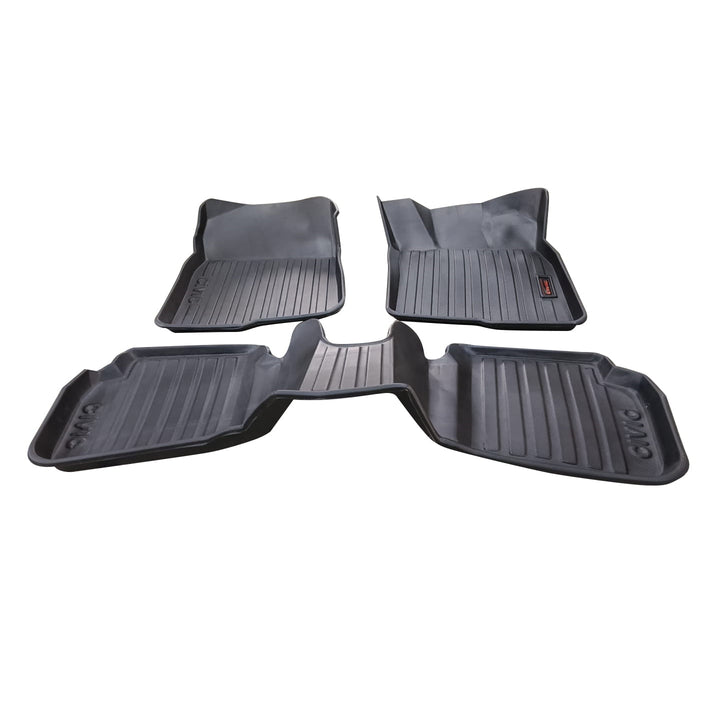 Honda Civic TPE Floor Mat Black 3 Pcs