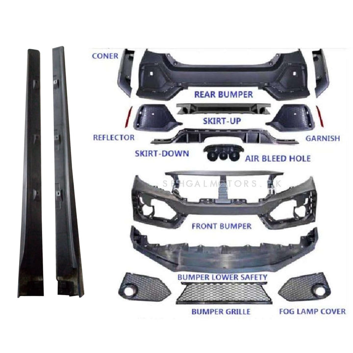 Honda Civic X Type R Body kit