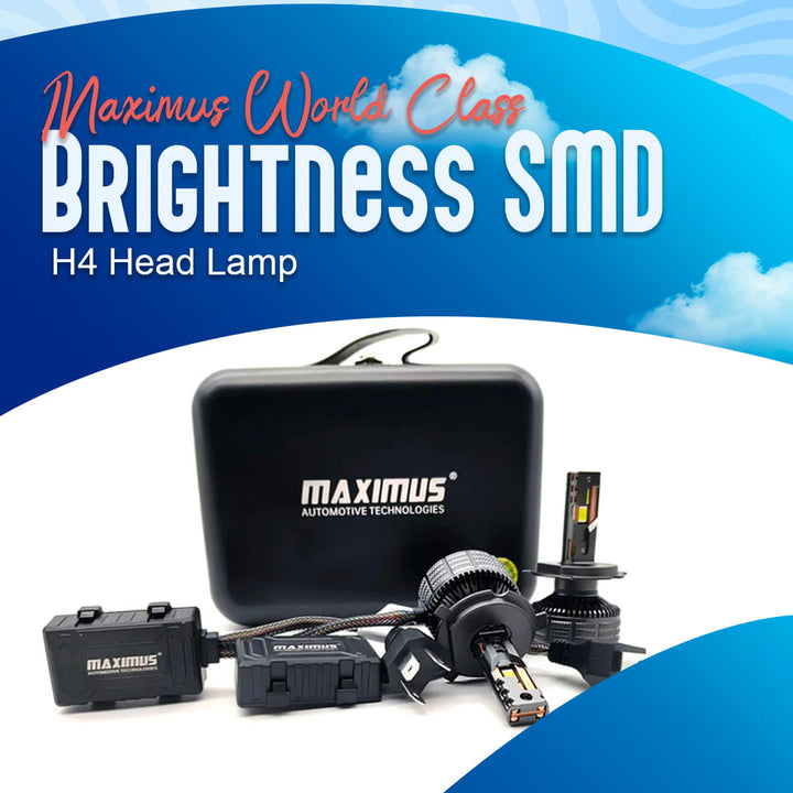 Maximus World Class Brightness LED Headlight Bulb - H4 - 200w