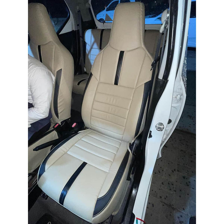 Suzuki Alto Type R Beige Black Seat Covers - Model 2019-2021