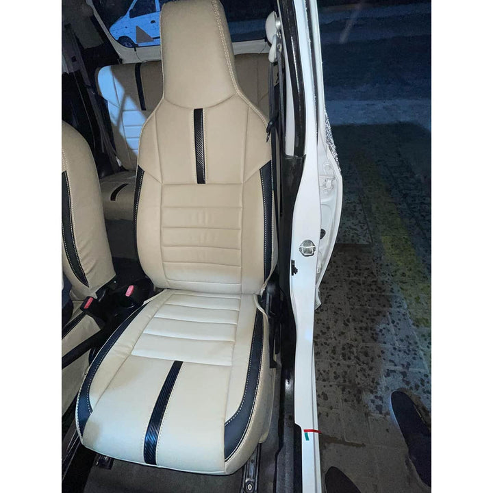 Suzuki Alto Type R Beige Black Seat Covers - Model 2019-2021