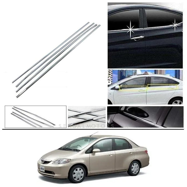 Honda City Window Weather Strip Chrome