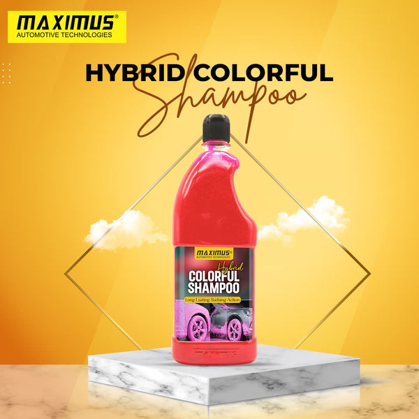 Maximus Hybrid Colorful Shampoo Red - 1 Ltr