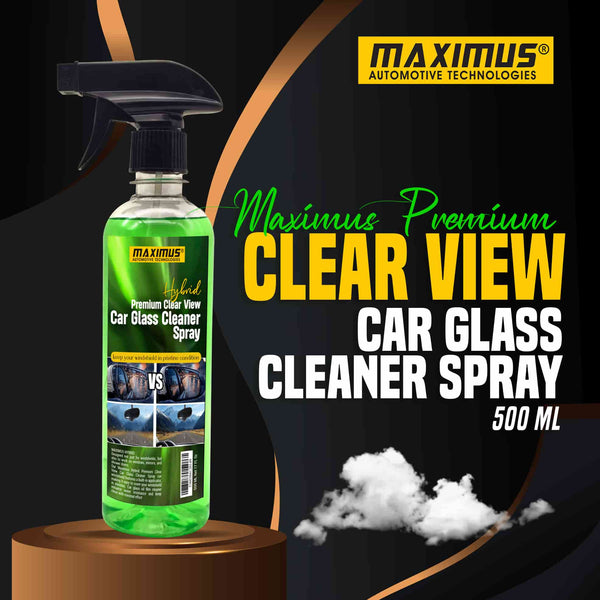 Maximus Hybrid Premium Clear View Car Glass Cleaner Spray 500 ML
