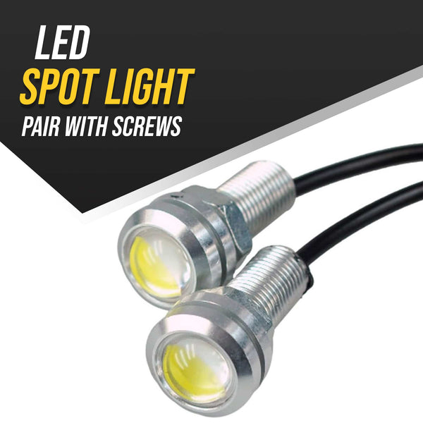 LED Spot Light Pair With Screws