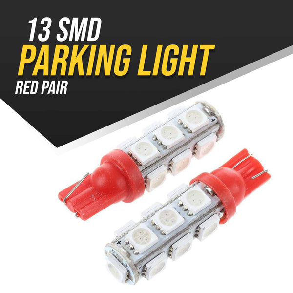13 SMD Parking Light Red Pair