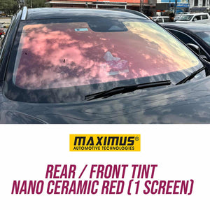 Maximus Red Nano Ceramic Tint Film For Rear / Front (1 Screen)