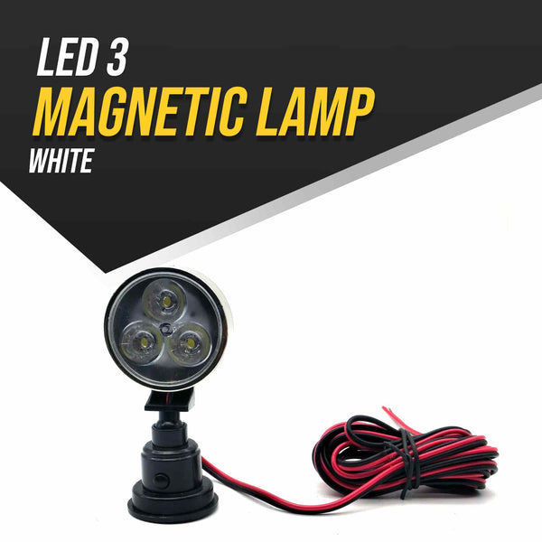 LED 3 Magnetic Lamp White