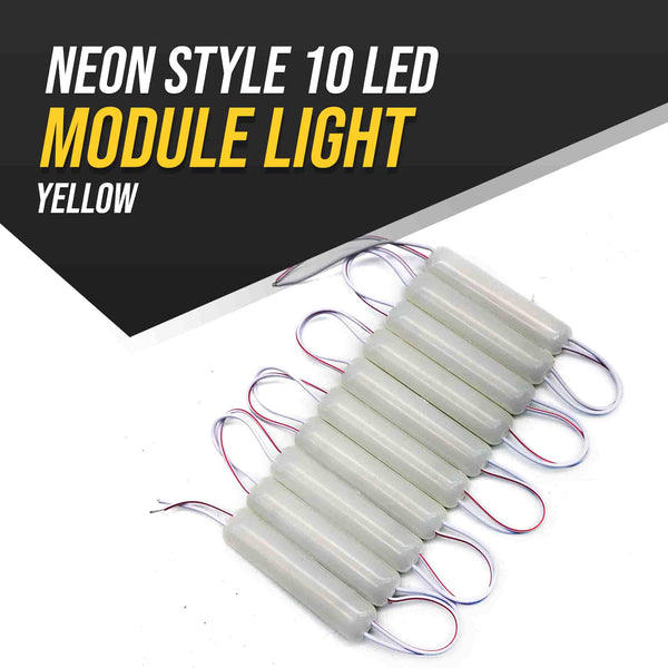 Buy Neon Style LED Module Light Yellow 10 Pcs Online In Pakistan