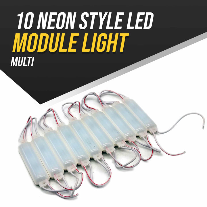 10 Neon Style LED Module Light Multi