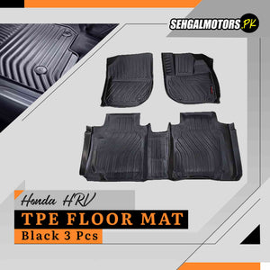 Honda HRV TPE Floor Mats Black 2022 - 2025