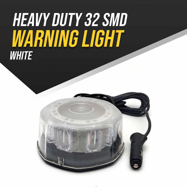 Heavy Duty 32 SMD Warning Light White