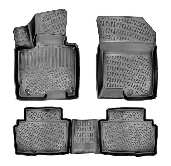 Hyundai Tucson Hybrid TPE Floor Mat Black 3 Pcs
