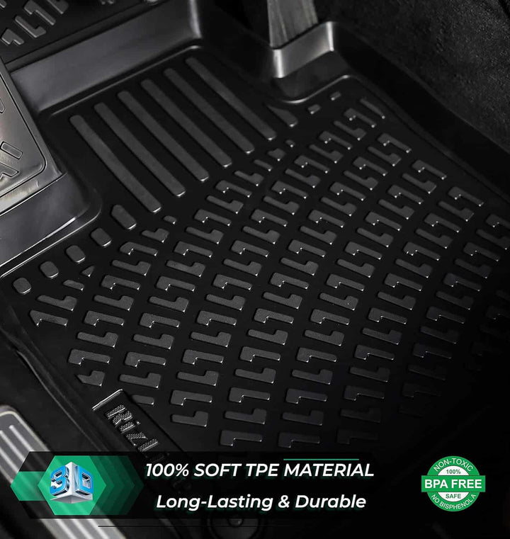 Hyundai Tucson Hybrid TPE Floor Mat Black 3 Pcs