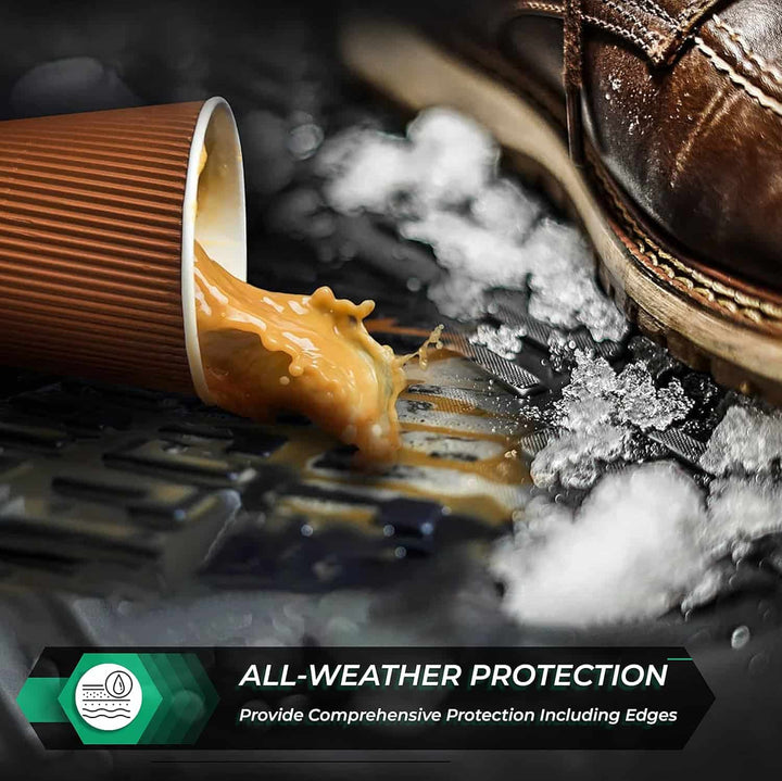 Hyundai Tucson Hybrid TPE Floor Mat Black 3 Pcs