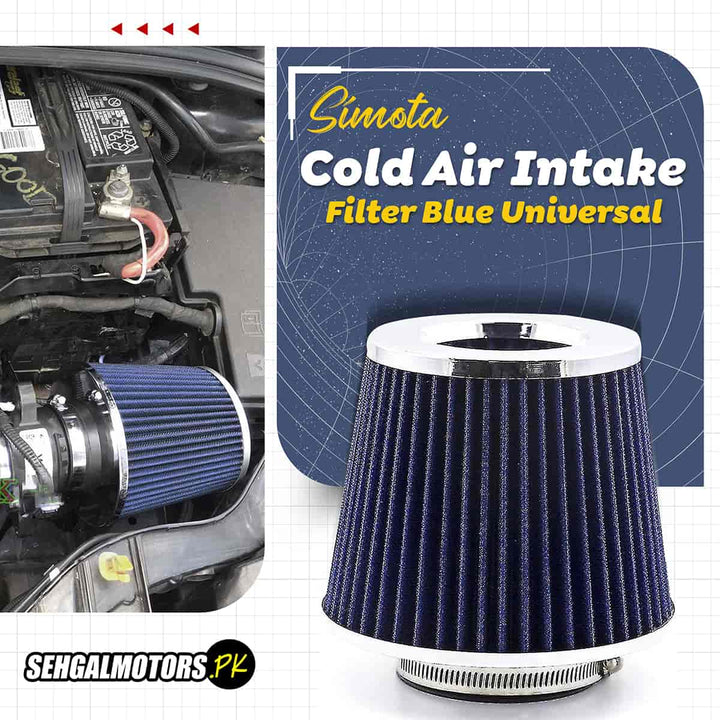 Simota Cold Air Intake Filter Blue - Universal
