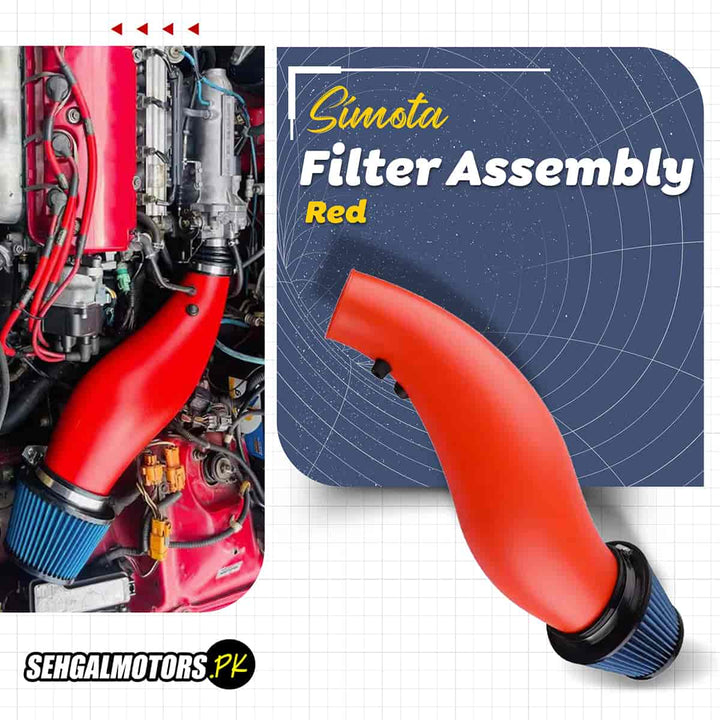 Simota Filter Assembly - Red