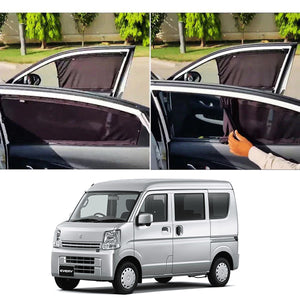 Suzuki Every Custom Fit Retractable Curtains 6 Pcs 2024 - 2026 - sun shades - Parda
