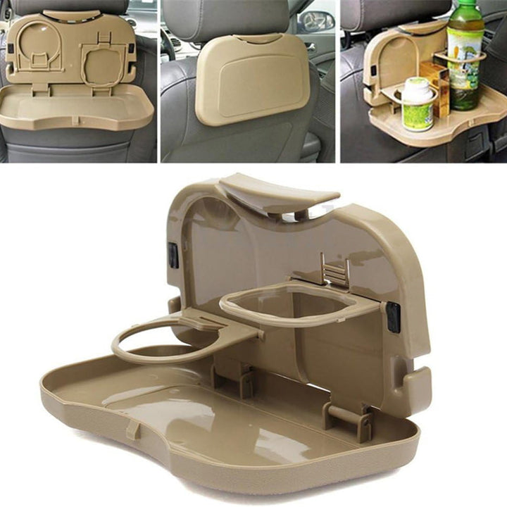 Car Travel Back Seat Diner Cup Dining Tray Table - Multi Color