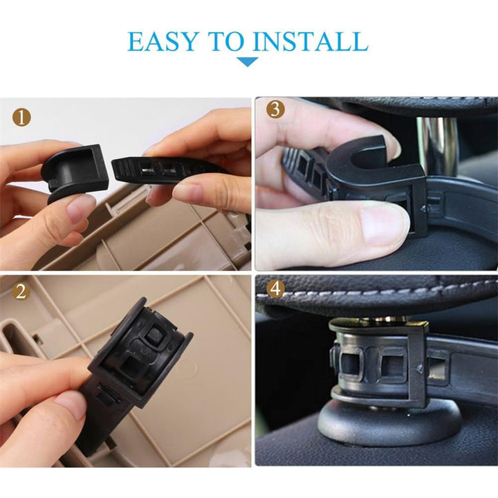 Car Travel Back Seat Diner Cup Dining Tray Table - Multi Color