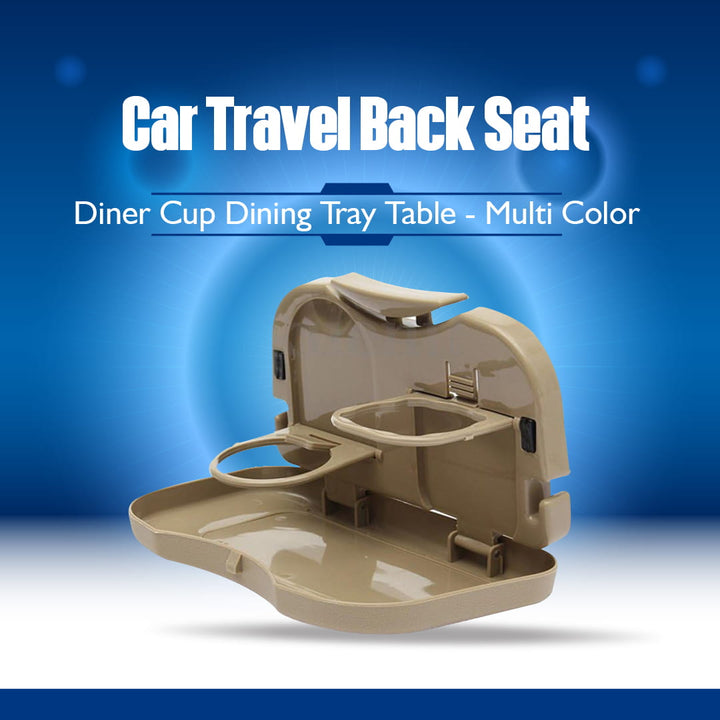 Car Travel Back Seat Diner Cup Dining Tray Table - Multi Color