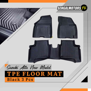 Suzuki Swift TPE Floor Mats Black 3 Pcs 2024 - 2025