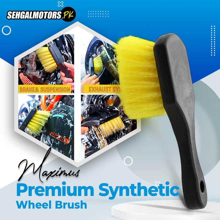Maximus Premium Synthetic Wheel Brush MX-SWB001 - Multi