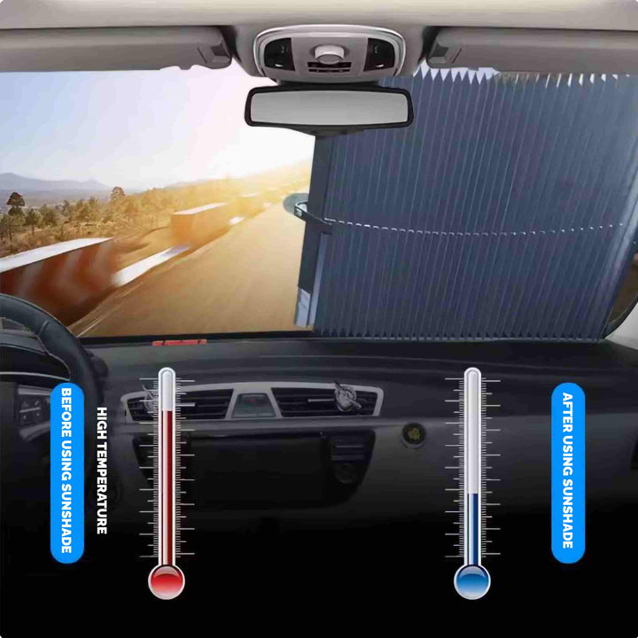 Car Universal Auto Front Screen Sunshade / Sun Shade - Each