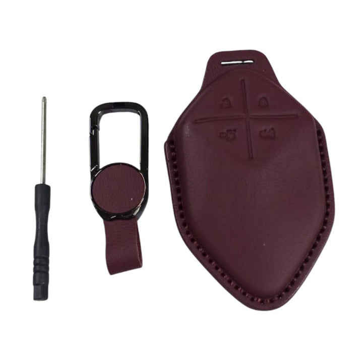 Changan Deepal Leather Key Cover Leather Maroon